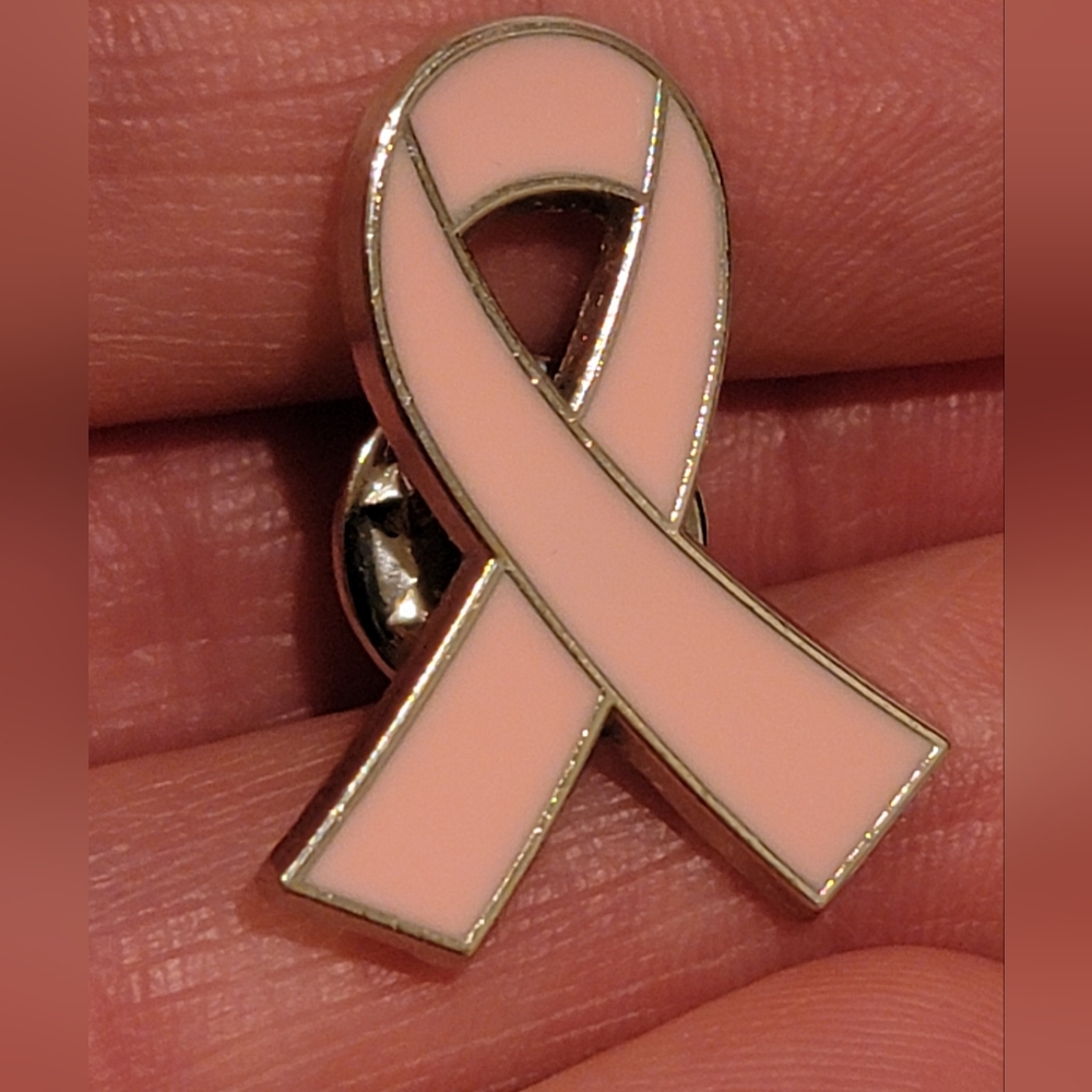 Pink Breast Cancer Awareness Ribbon Pin With Storage Box - Picture 10 of 15